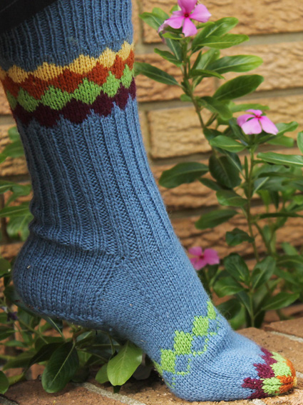 Interlock sock : Knitty.com - Deep Fall 2015