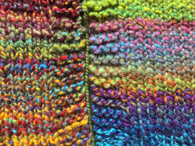 fiber, yarn and swatches