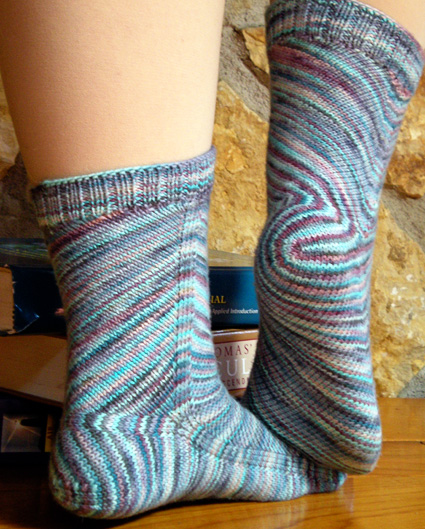 skew sock pattern