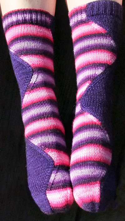 Stitch Surfer sock: Knitty Deep Fall 2012