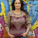 Kardiana colorowork pullover with heart detail