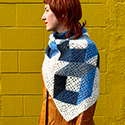 Shadowboxer crocheted shawl