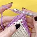 How to Get Hooked: crochet seams on knitting