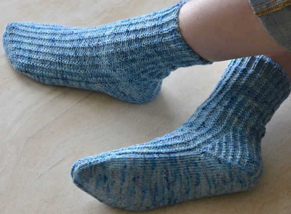 Reverso sock: Knitty First Fall 2014