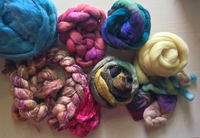 yarns and swatches