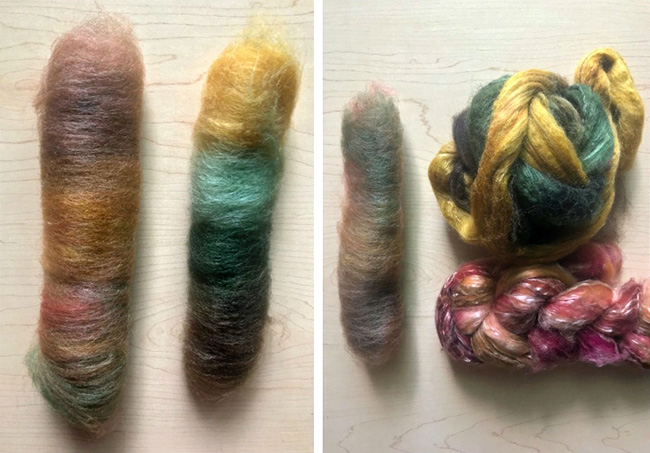 yarns and swatches