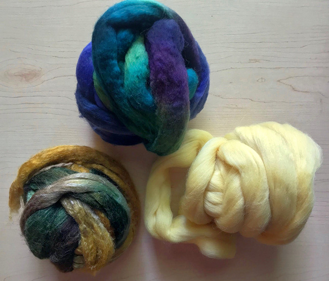 yarns and swatches