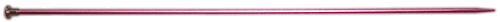 A pink knitting needle.