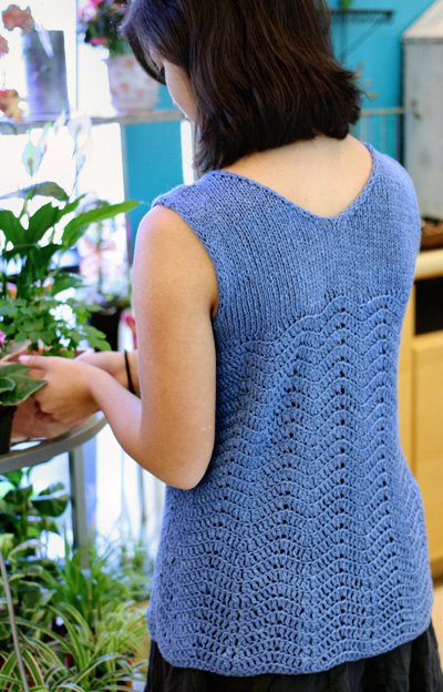 Crane Hill Tank (Plays Well Together) : Knitty.com - Spring+Summer 2015