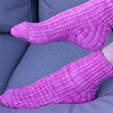 Ripple Rib lace sock