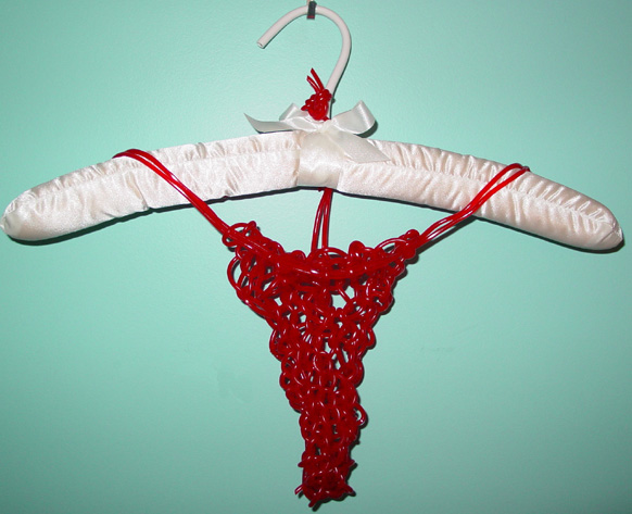 Knit Edible Underwear Out Of Licorice - Tutorial On How To Make Candy  Underwear