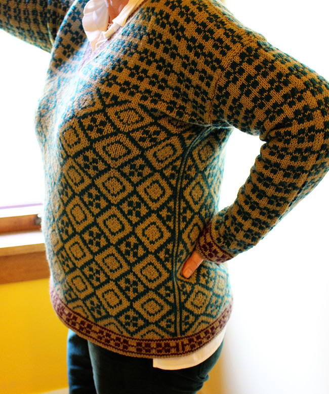 I knit a $1620 Sweater for $28 - “dupe” Louis Vuitton! 💠 : r/knitting