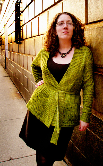 Zora cardigan - Knitty: Winter 2009