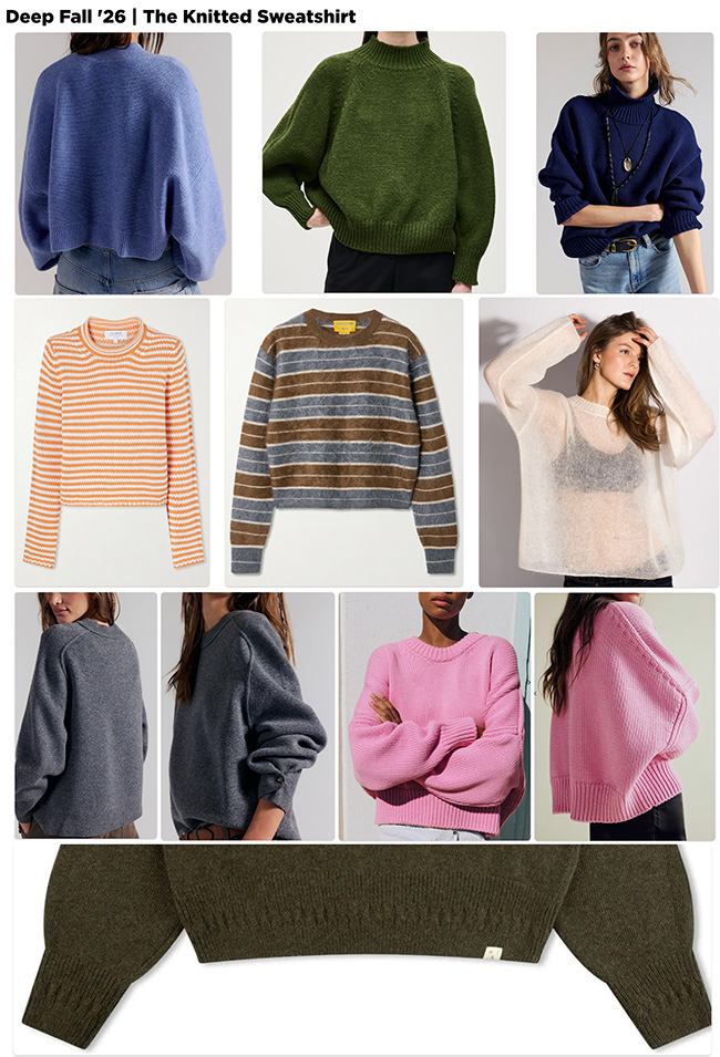 Deep Fall mood board, featuring 